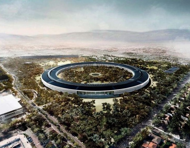 Apple показала модель своей новой штаб-квартиры