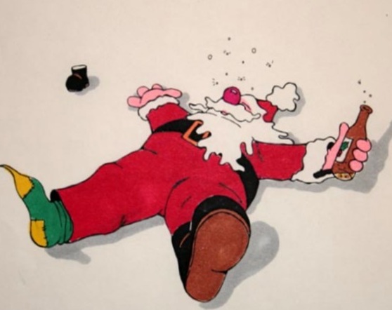 Пьяные Санта Клаусы или чего боится полиция Нью-Иорка