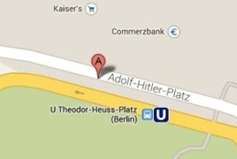 Компания Google извинилась за «Гитлера» на карте