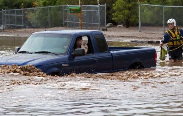 В Аризоне наводнения: закрыты автострады