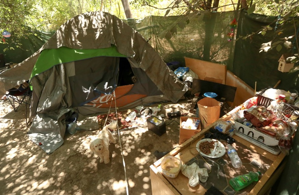 Лагерь бездомных снесли в Силиконовой долине