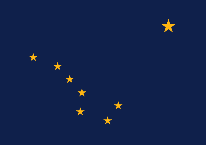 Флаг Аляска