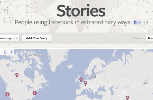 Интерактивная карта мира появилась в социальной сети Facebook 