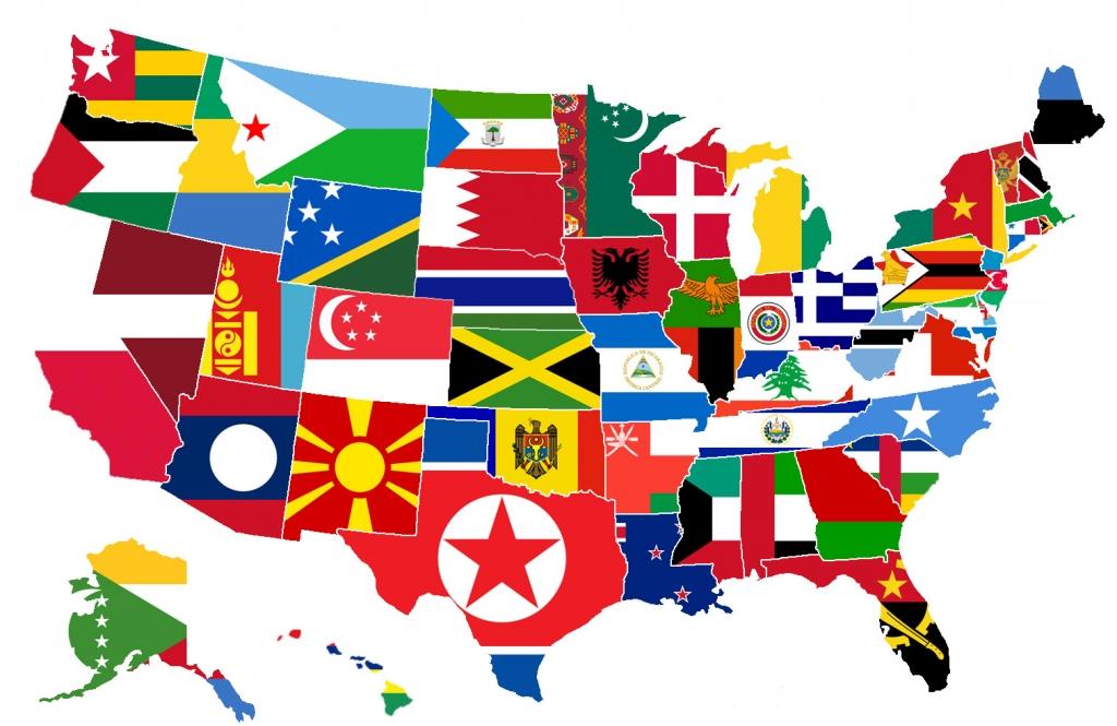 Карта населения США
