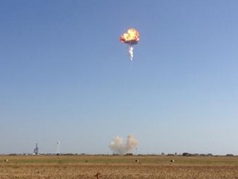 В Техасе взорвалась ракета SpaceX