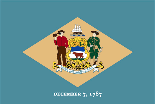 Флаг штата Делавэр