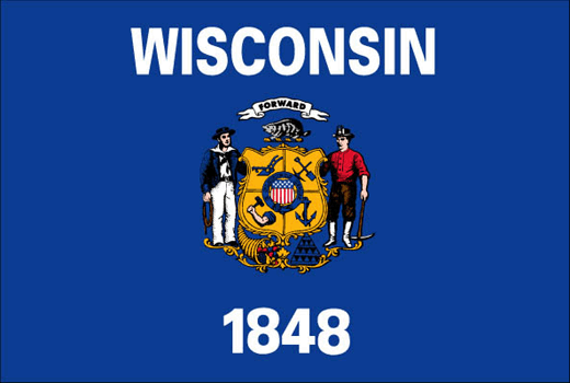 Флаг штата Висконсин