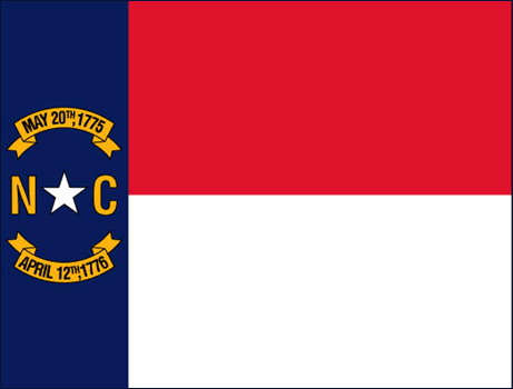 Флаг штата Северная Королина