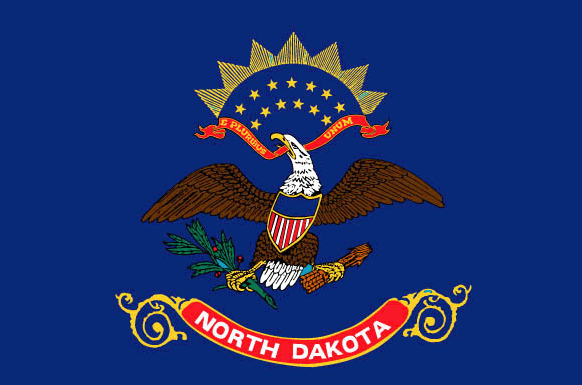 Флаг Северная Дакота