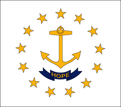 Флаг штата Род-Айленд 