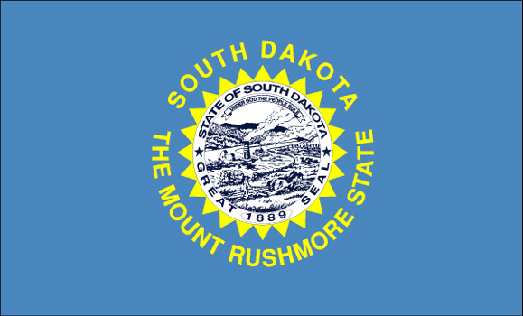 Флаг штата Южная Дакота